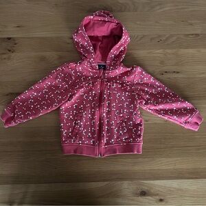 Sergent Major Pink Floral Kids Hoodie 4T